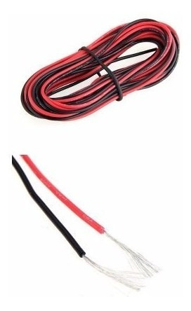 Cable Silicona Awg24 Rojo Y Negro, Arduino, Pic, Raspberr