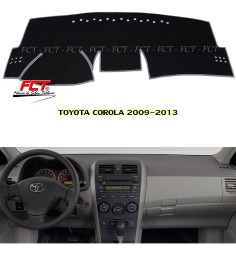 Cubre Tablero Toyota Corolla 2009 2010 2011 2012 Fabrica Fct