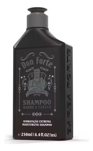 Shampoo Don Juan Hidratación Extrema Barba Forte 250 Ml