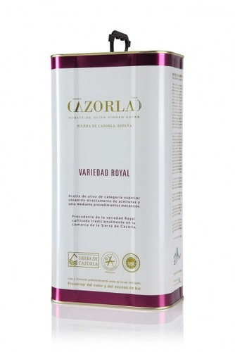 Aceite De Oliva Extra Virgen Cazorla Royal 5 Litros