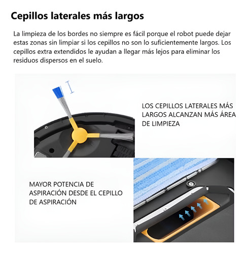 Mamibot Robot Aspiradora 2 En 1 Para Barrer Y Trapear