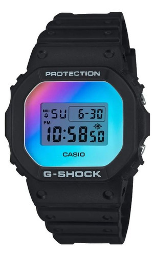 Relógio masculino Casio G-shock DW-5600sr-1cr, cor da pulseira: preto