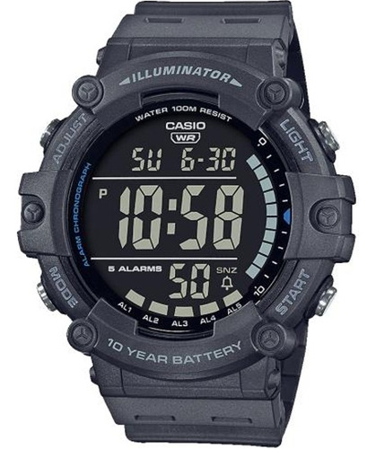 Reloj Casio Ae-1500wh-8b Digital  Hombre 