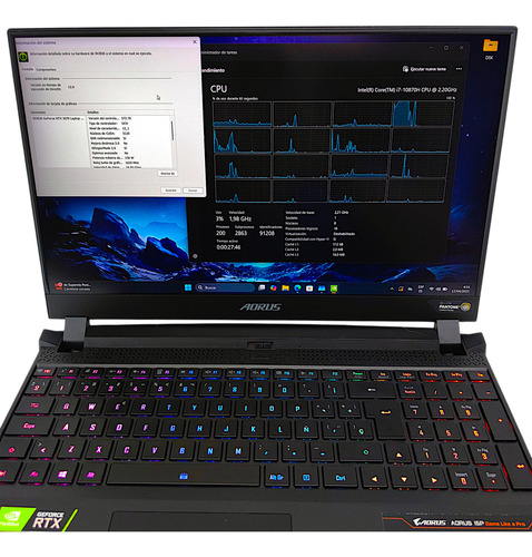 Hot Sale Gigabyte Aorus Rtx 3070 Intel I7 32gb 1tb 240hz (Reacondicionado)