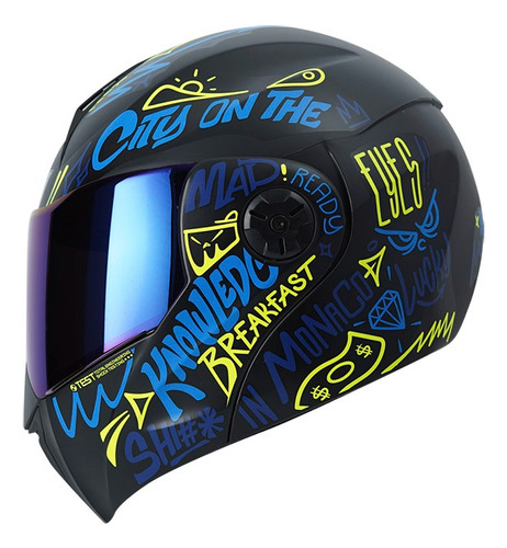 Casco Abatible Ich 3110 Message Certificado