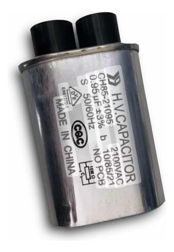 Capacitor Universal De 0,95 Mf X 2100v Para Microondas