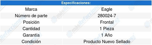 Base Amortiguador Saturn L300 L4 2.2l 04-04 Eagle 6528814