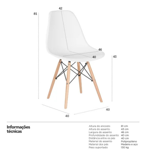 Kit 4 Cadeiras Eiffel Cinza Versatilidade Para Sua Casa