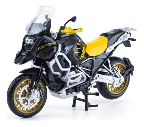 Modelo Amarillo De Motocicleta De Aleación Bmw R1250 1:12