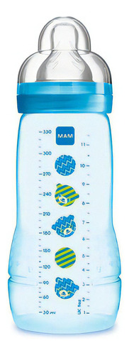 Mamadeira Easy Active Fashion Bottle Boys Urso - Mam Baby Cor Azul Animais