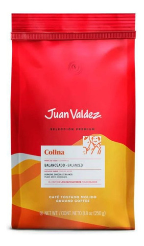 Café Molido Juan Valdez Colina 250g Premium Importado
