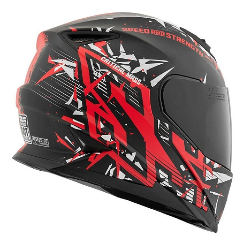Imagen 2 de 3 de Casco Speed And Strength Ss1600 Critical Mass