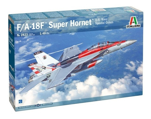 F/a-18f Super Hornet U.s. Navy Spec By Italeri # 2823   1/48