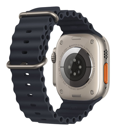 Apple Watch Ultra GPS + Celular - Caja de titanio 49 mm - Correa Ocean medianoche - Excelente (Reacondicionado)