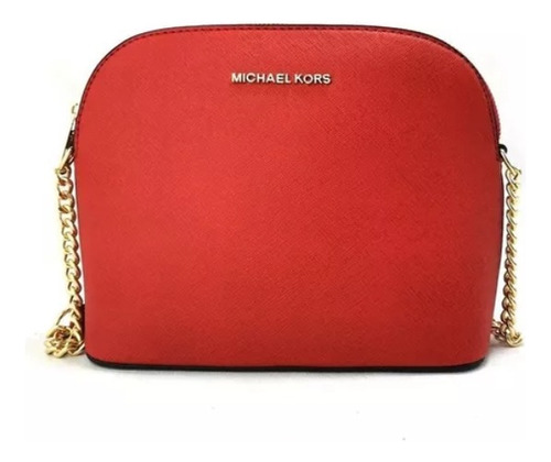 Michael Kors Saffiano Effect Mujer Bolso De Hombro Rojo