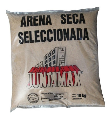 Arena Seca Seleccionada Construcción Juntamax X 10 Kg