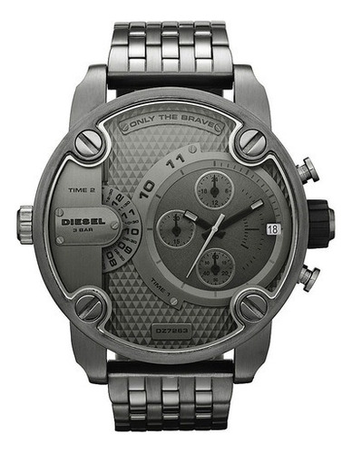 Reloj Diesel - Dz7263 Color de correa gris Color del bisel gris Color de fondo negro