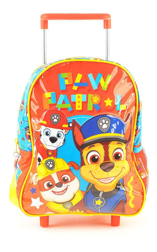 Mochila Paw Patrol Al Rescate Con Carro 12 Original