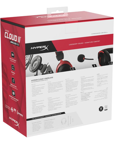 Hyperx Cloud Ii Wireless - Auriculares Para Juegos Para P...