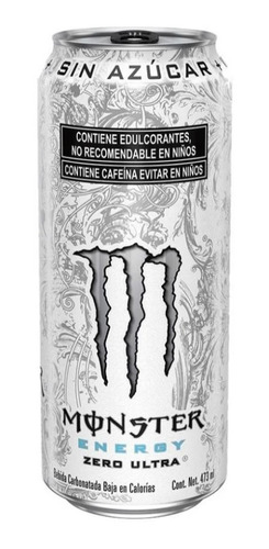 Bebida Energizante Monster Zero Ultra 473 Ml