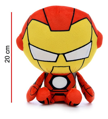 Peluche Iroman Sentado 20 Cm - Marvel Orig. Phi Phi Toys