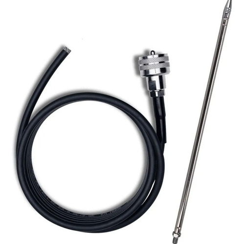 Cabo E Conector Para Antena Radio Px 5,5 Mt E Alongador 40cm