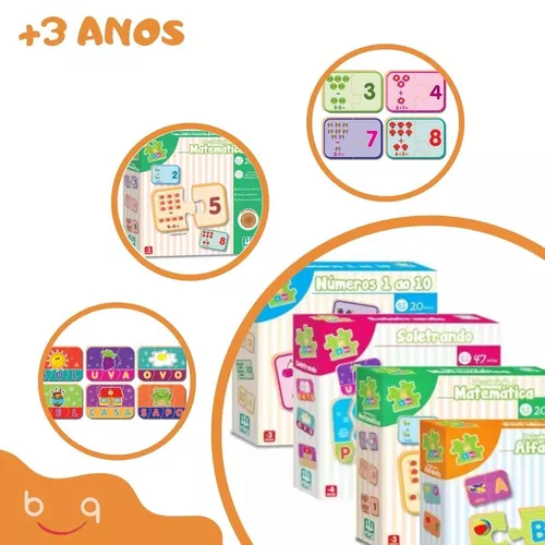 Kit Jogos Educativos Infantil Alfabeto E Números Completo