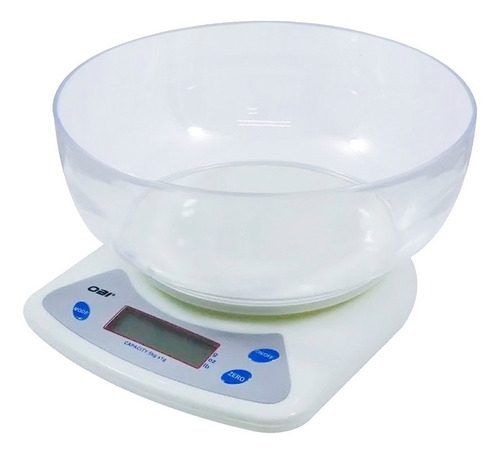 Bascula Multiusos Digital Gramera De 5 Kg Con Tazon Incluido