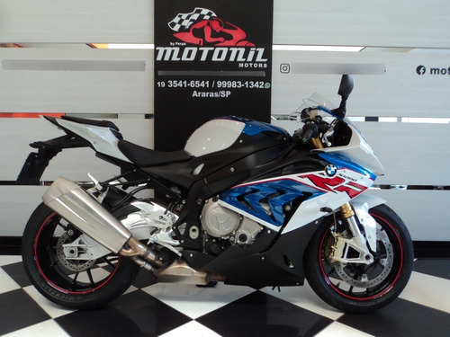 Imagem 1 de 9 de Bmw S 1000 Rr Branca Tricolor 2018