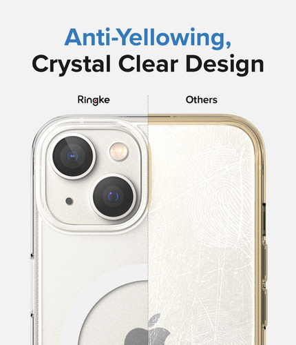 Funda Ringke Fusion Magnetic Para iPhone 14 De 6.1 Impacto Color Clear Matte (transparente Matte) iPhone 14 6.1