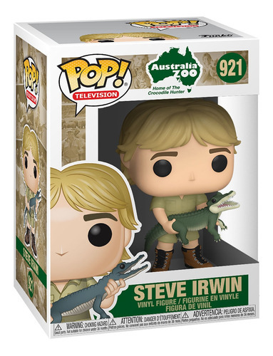 Funko Pop Steve Irwin #921 Animal Planet Australia Zoo