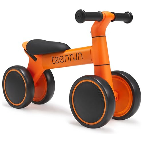 Teenrun Bicicleta De Equilibrio Para Bebé Con 4 Ruedas, Perf