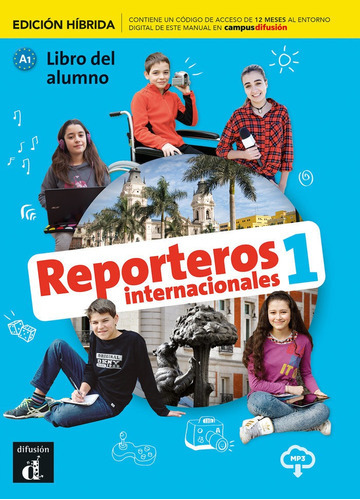 Reporteros Int. 1 Ed.hibrida L. Del Alumno, De Calabria, Marcela. Editorial Difusion Centro De Investigacion Y Publicaciones D, Tapa Blanda En Español