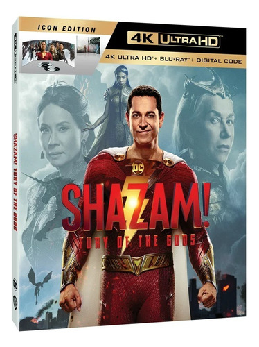 Shazam! Fury Of The Gods Walmart 4k Uhd + Blu-ray + Digital