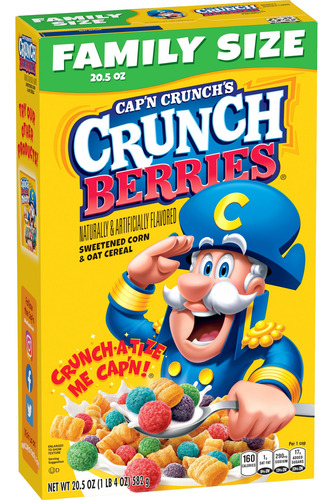 Capn Crunch Berries 581g | Cereal Familiar Con Frutas Cruji