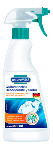 Quitamanchas De Desodorante Y Sudor Dr. Beckmann 500ml 