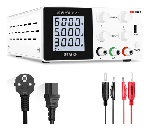 Fuente De Alimentación Ajustable 60v 5a De Alta Precisión