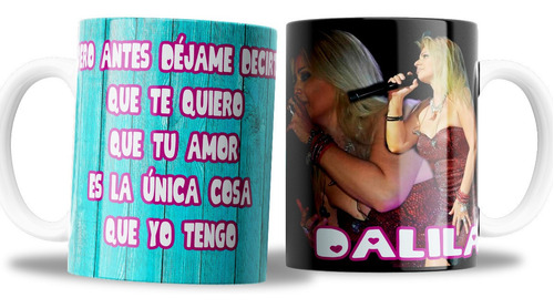 Taza De Ceramica - Dalila Cantante - Cumbia - Musica