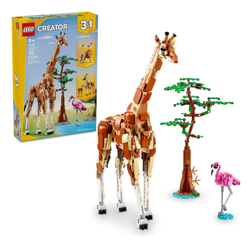 Lego Creator 3 In 1 Wild Safari Animals, Rebuilds Into 3 ...