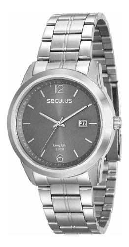 Relógio Masculino Seculus 20585g0svna2 Prata