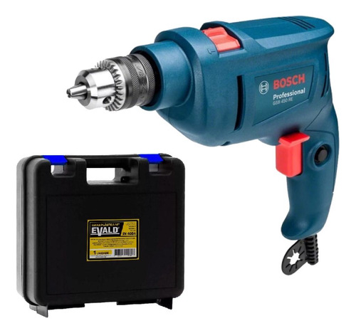 Furadeira De Impacto Com Reversão Gsb 450w Bosch Com Maleta 220V