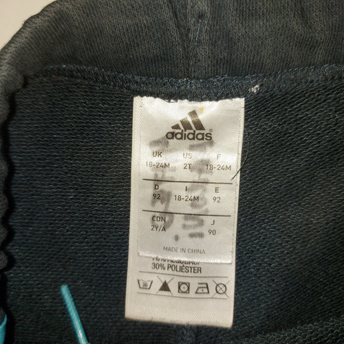 Pantalon Adidas 18/24 Meses (Usado)