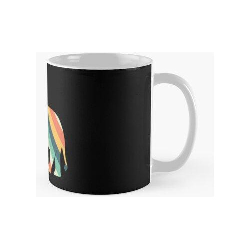 Taza Elefante De Estilo Juvenil Retro Vintage Calidad Premiu