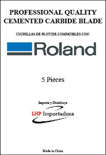 Repuesto De 5 Cuchillas Para Plotter Roland