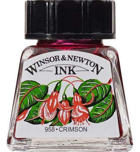 Tinta Para Desenho Winsor & Newton 14ml Crimson