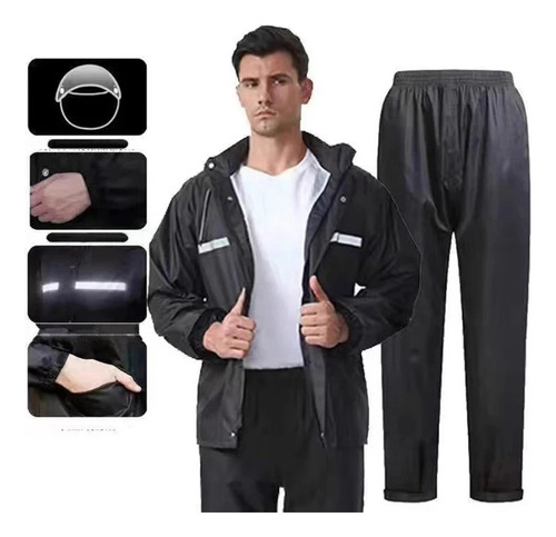Conjunto De Chubasqueros Impermeables Para Hombre, Impermeab