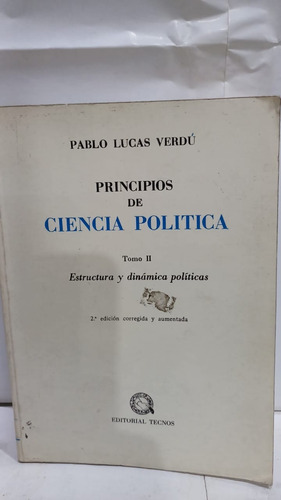 Principios De Ciencia Politica Tomo Ii Estructura Y Dinamica