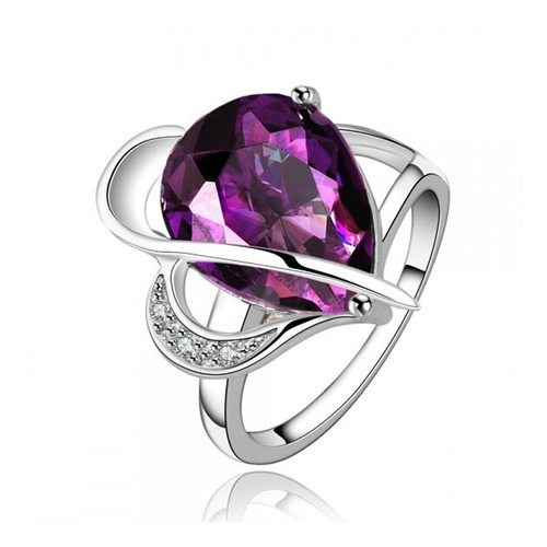 Anillo Con Cristales, Ocean Heart Oh16-407