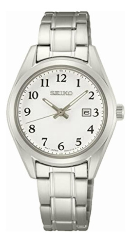 Reloj Seiko Dama Sur465p1 Acero Con Caratula Blanca