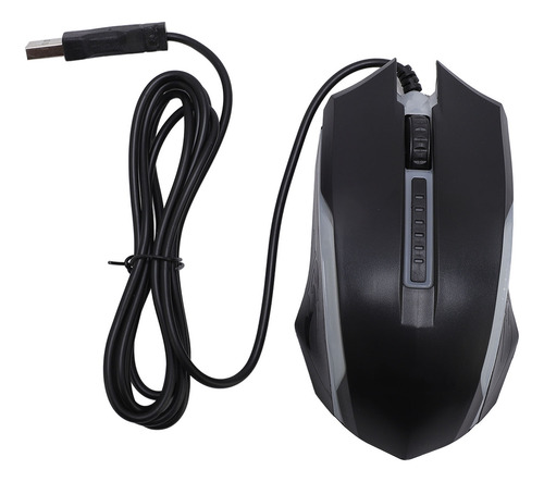 Mouse Com Fio De 1200 Dpi Com Fio Usb De 4,9 Pés Sensível A